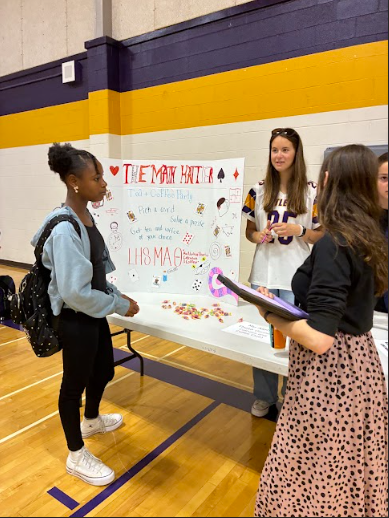 Math Hatter Booth at the Activities Fair 