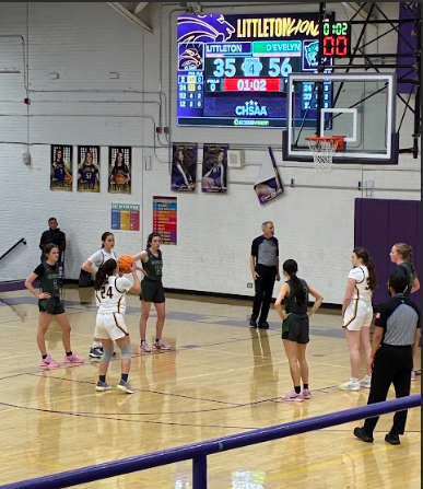 Wallrath shooting a free-throw