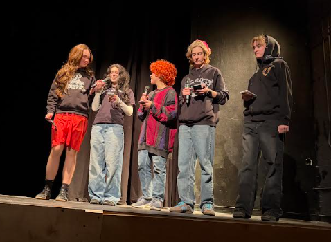 The Thespian officers dressed up as eachother