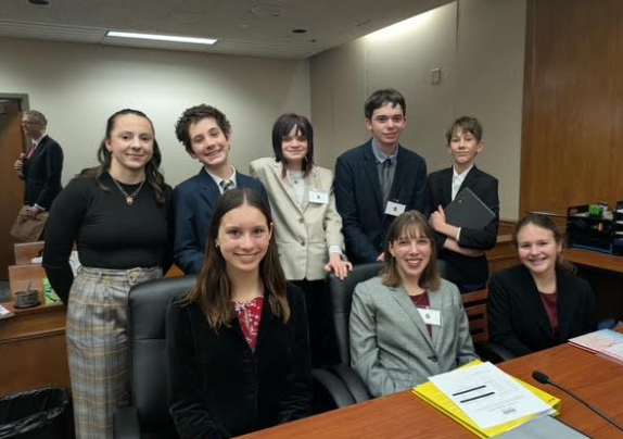 Trial participants all suited up and ready to go.