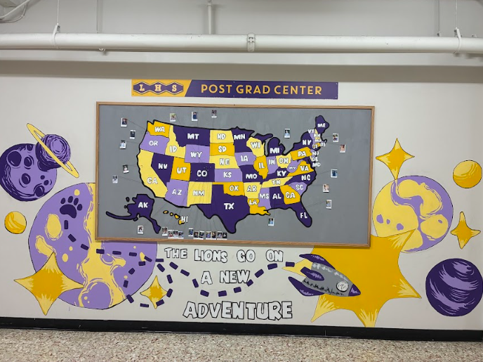 Post-Grad Mural in Language Arts Hallway