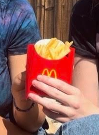 Classic McDonald's french fries, 4.5 stars.