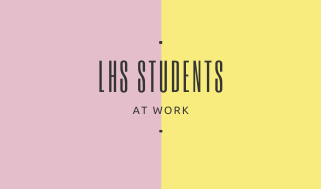 LHS Students at work business card