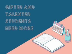 Gifted and talented students need more