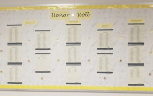 The LHS honor rolls