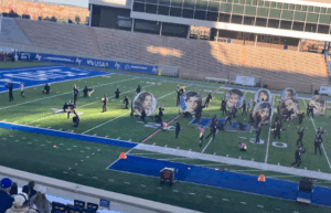 The Marching Band in their final position