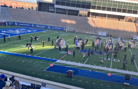 The Marching Band in their final position