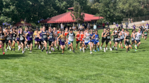 Littleton takes the lead in the Boys Varsity race